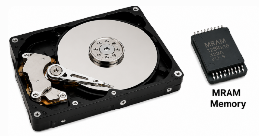 Magnetic storage devices using hysteresis for data retention